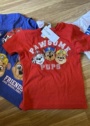 Нова футболка george paw patrol щенячий патруль 4-5 років хлопчик