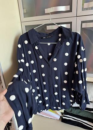 Сорочка у горошок zara