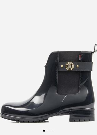 Резиновые сапоги tommy hilfiger ankle rainboot 39