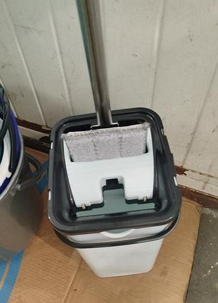 Швабра с ведром scratch cleaning mop автоматический отжим.