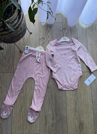 Комплект бодиков и штанишки 9-12м george
