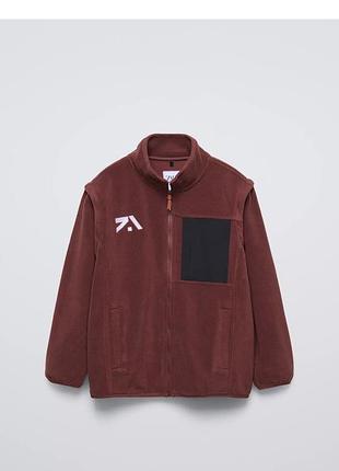 Флисовая кофта zara детская