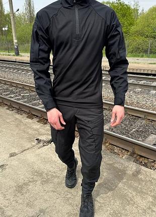 🖍комплект убакс + брюки черные "карман"