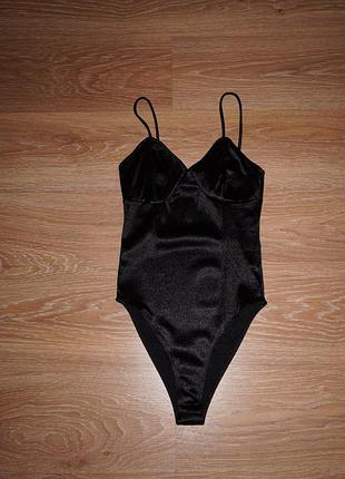 Атласный боди с эффектом чашечек primark