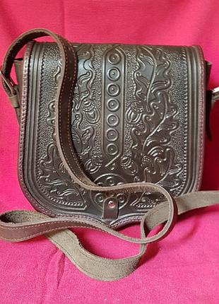 Невероятная кожаная сумка