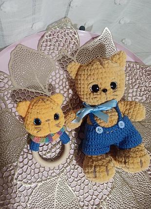 Ффнаборы для малышишей.детские набои.погремушкп и грушка.погремушка и игрушка.кот,лиса.заяц