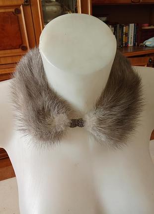 Вінтажний хутряний комірець пітер пен 50-і комір хутро