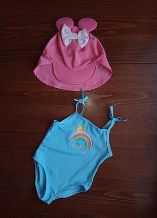 Купальник суцільний дитячий новий