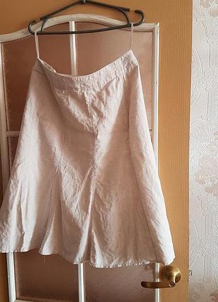 Летняя юбка bianca 100 % лён