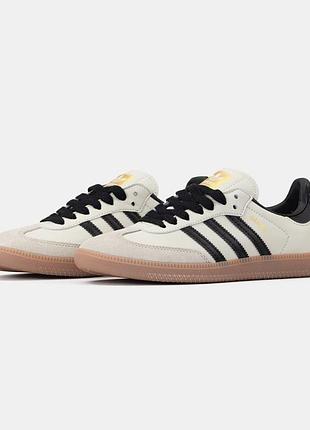 Кросівки samba og cream white кросівки унісекс