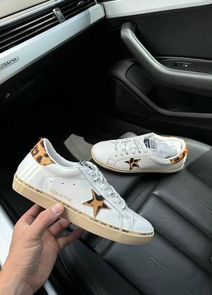 Golden goose all white leo star
