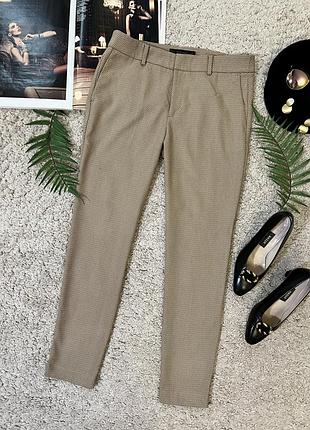 Базові завужені брюки у клітинку №414/26