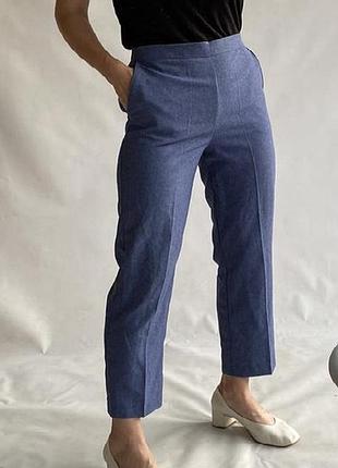 Женские брюки, брюки синие размер xs (а10080325)
