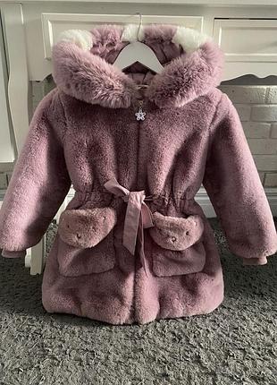 Очень мягкая шубка для девочки 5-6 лет
