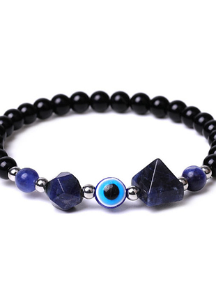 Браслет пирамидка лазурит