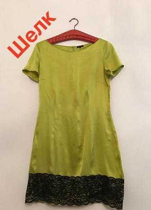 Платье шелковое