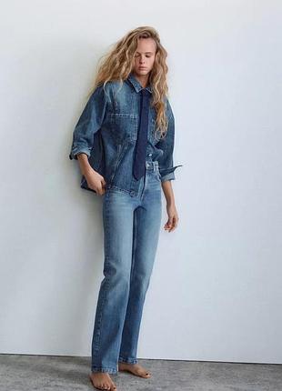 Джинсы zara, женские джинсы zara, прямые джинсы zara