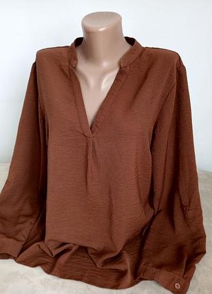 Коричнева блуза тренд сезону!  new look