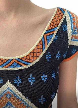 Jealous tomato, дизайнерское женское платье с шикарным орнаментом.