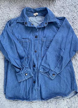 Рубашка джинсова