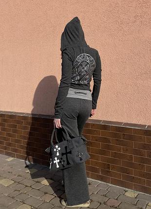 Костюм chrome hearts 🩶 только сегодня сумка с фото в подарок