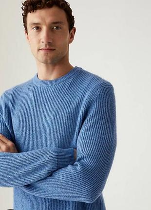 Супермягкий джемпер с круглым вырезом. marks spencer