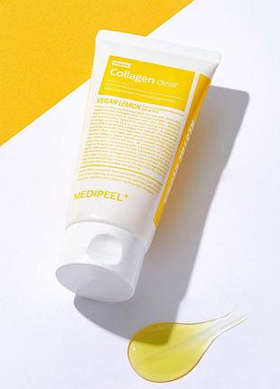 Гель-пенка для лица с коллагеном medi-peel vegan vitamin collagen