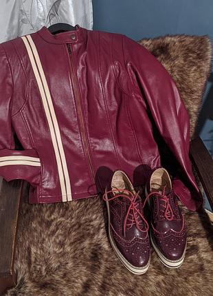 Шкіряна куртка, бомбер, пілот