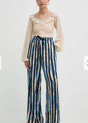 Брюки от pinko вискоза италия широкие