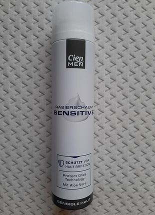 Піна для гоління cien men sensitive