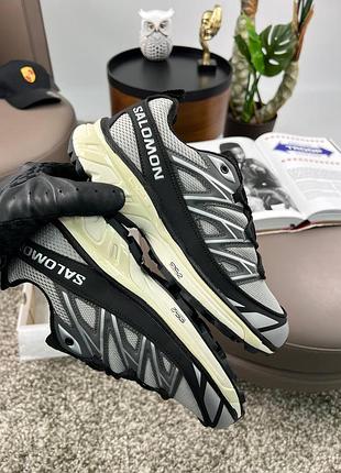 Мужские кроссовки salomon xt-6 expanse black grey PAPAYA-B2 фото