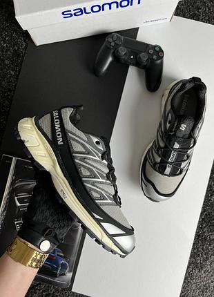 Мужские кроссовки salomon xt-6 expanse black grey PAPAYA-B1 фото