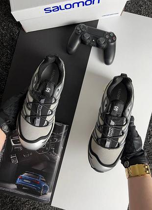 Мужские кроссовки salomon xt-6 expanse black grey PAPAYA-B5 фото