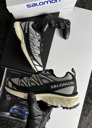 Мужские кроссовки salomon xt-6 expanse black grey PAPAYA-B6 фото