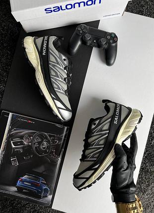Мужские кроссовки salomon xt-6 expanse black grey PAPAYA-B9 фото