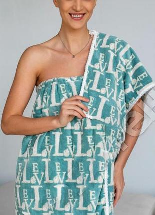 Полотенце-халат из микрофибры