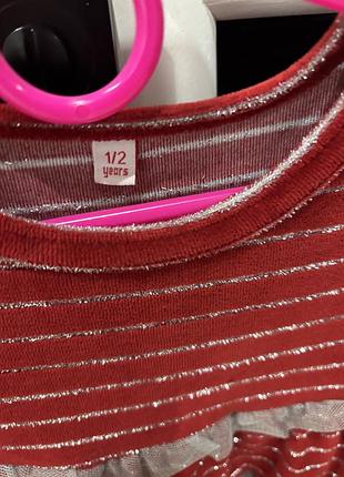 Дитяче плаття червоне