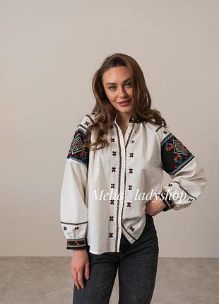 Блузка сорочка вишиванка