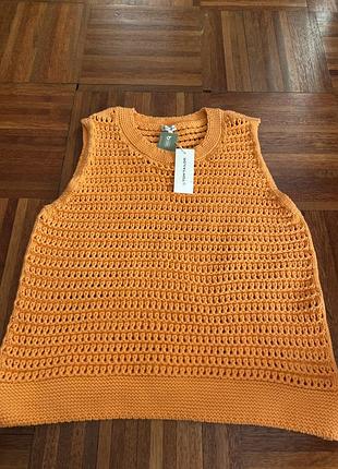 Новий яскравий бавовняний топ жилет tom tailor xxl; xl l німеччина 🇩🇪