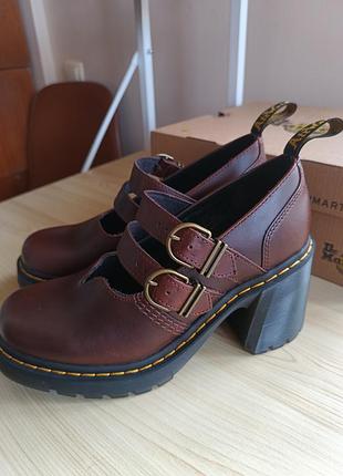 (26 см) туфли кожаные dr martens eviee мартенсы оригинал