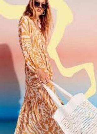 H&m шикарна максі сукня плаття кафтан макси платье6 фото