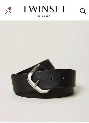 Элегантный пояс ремень из кожи италия