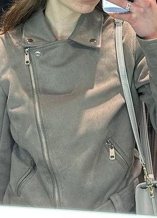 Замшева косуха