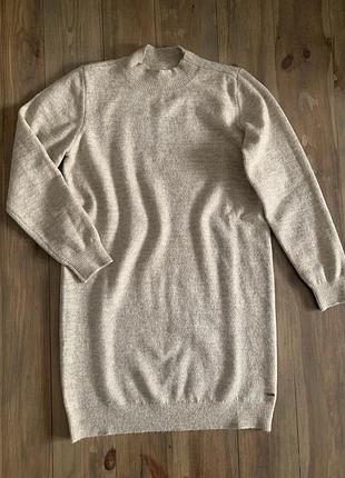 Платье теплое вязаное на 46-48 размер