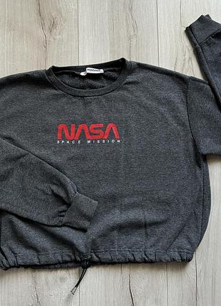 Свитшот nasa с микрофлисом