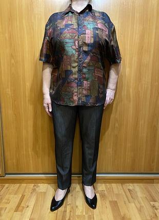 Мужская рубашка из натурального шелка