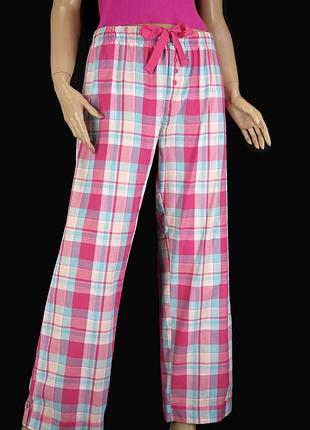 Брендовые домашние штаны "forever" в клеточку. размер l.