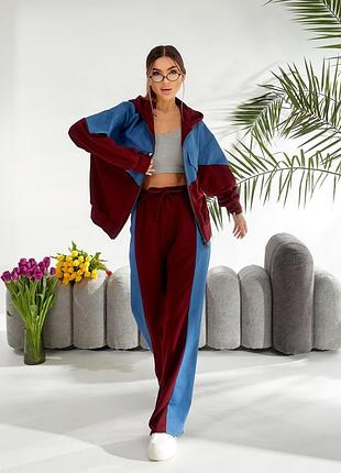 Стильный качественный спортивный костюм 3 цвета