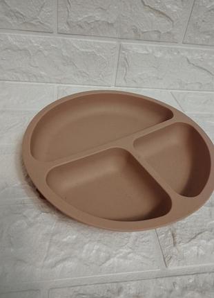 Тарілка силіконова секційна