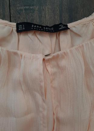 Сукня максі персикового кольору zara2 фото